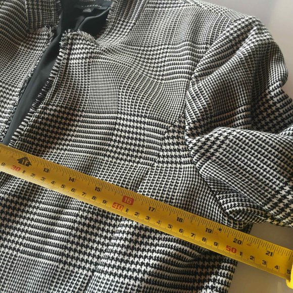 Jones New York Black & White Check Jacket - Picture 7 of 8